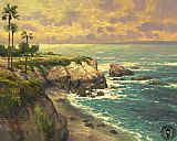 Thomas Kinkade La Jolla Cove painting